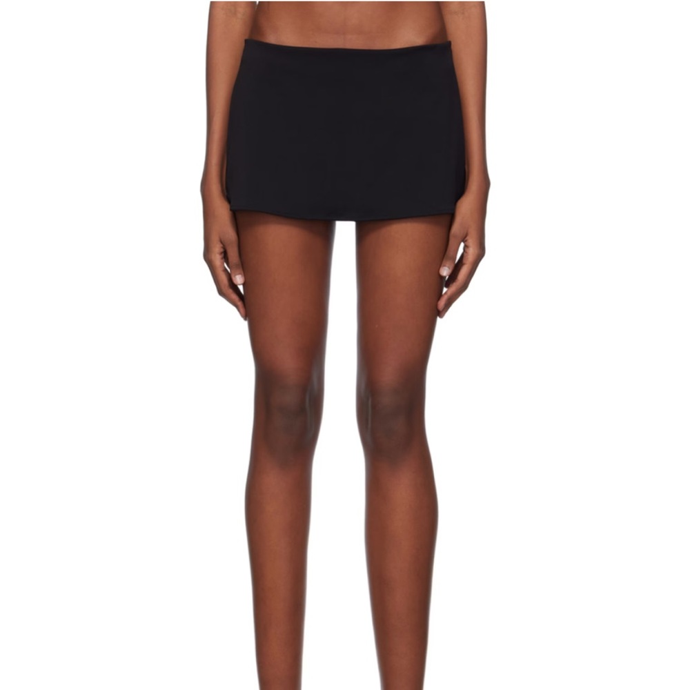 Danielle Guizio Black Micro Mini Skirt